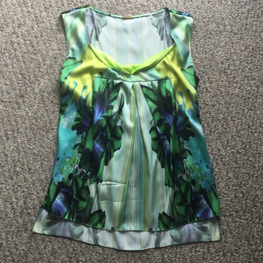 Tahari silk top